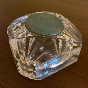 Vintage Sterling & Aventurine Pin/Brooch